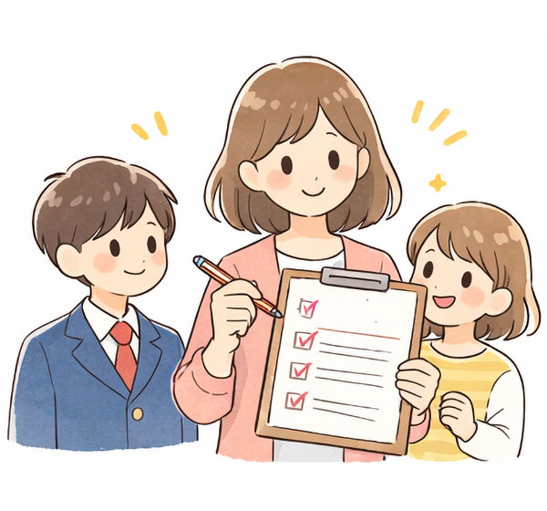 元教員の経験を生かした見取りでオリジナルカリキュラムを作成します